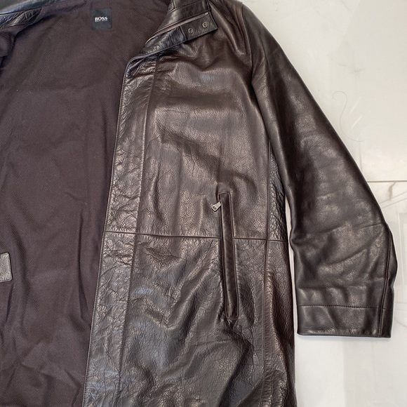 Men’s Hugo Boss Leather Jacket - Picture 6 of 8